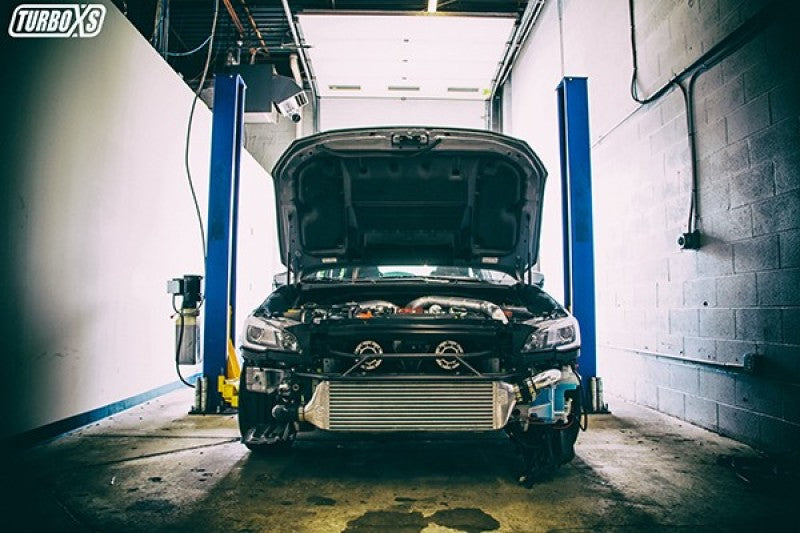 Turbo XS FMIC 2015-2017 Subaru STi - Wrinkle Black Pipes Turbo XS Intercooler Kits  AXOPROS