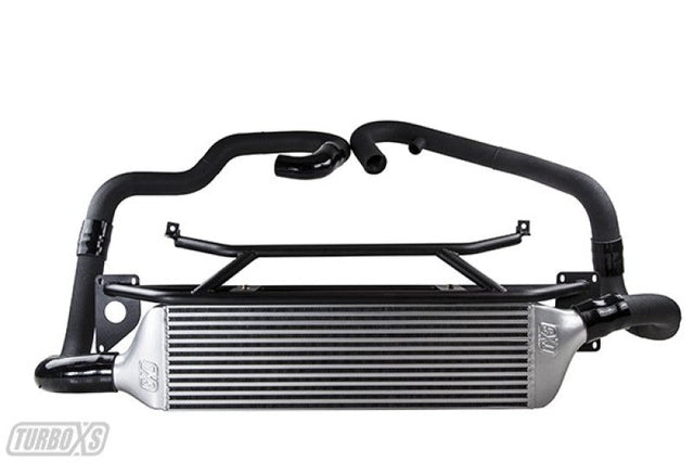 Turbo XS FMIC 2015-2017 Subaru STi - Wrinkle Black Pipes Turbo XS Intercooler Kits  AXOPROS