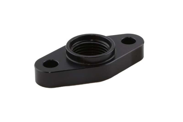 Turbosmart Billet Turbo Drain Adapter w/ Silicon O-Ring 52mm Mounting Holes - T3/T4 Style Fit Turbosmart Fittings  AXOPROS
