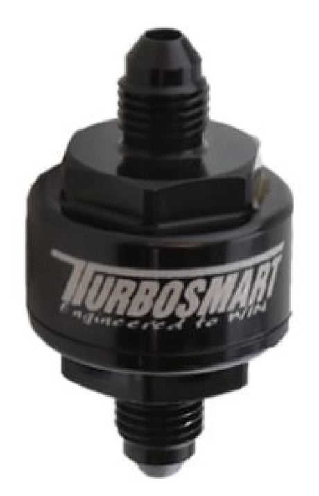 Turbosmart Billet Turbo Oil Feed Filter w/ 44 Micron Pleated Disc AN-3 Male Inlet - Black Turbosmart Oil Filter Other  AXOPROS