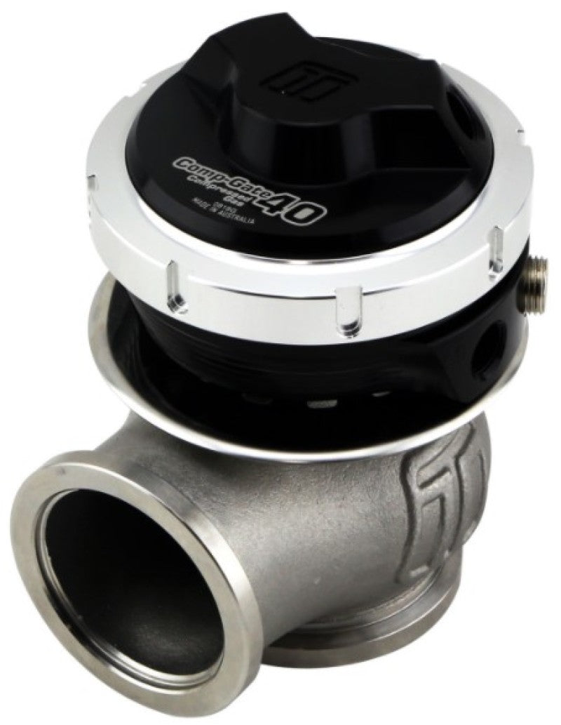 Turbosmart WG40 Gen V Compgate 40mm - 5 PSI Black Turbosmart Wastegates  AXOPROS