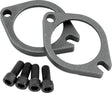 Twin Power 06-17 Big Twin with EFI Raw EFI Flange Set 50MM TwinPower Flanges  AXOPROS