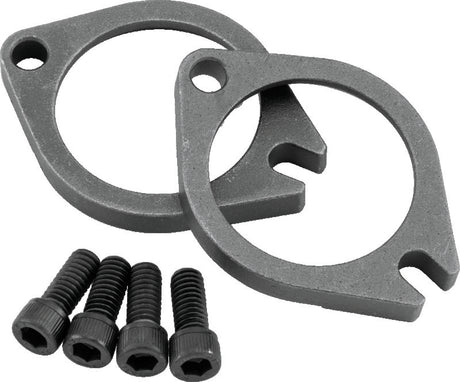 Twin Power 06-17 Big Twin with EFI Raw EFI Flange Set 50MM TwinPower Flanges  AXOPROS