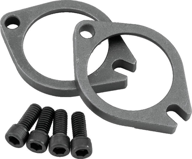 Twin Power 06-17 Big Twin with EFI Raw EFI Flange Set 50MM TwinPower Flanges  AXOPROS