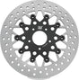 Twin Power 08-Up Touring 06-17 Dyna Front 11.8 Floating Rotor Mesh Black TwinPower Brake Rotors - OE  AXOPROS