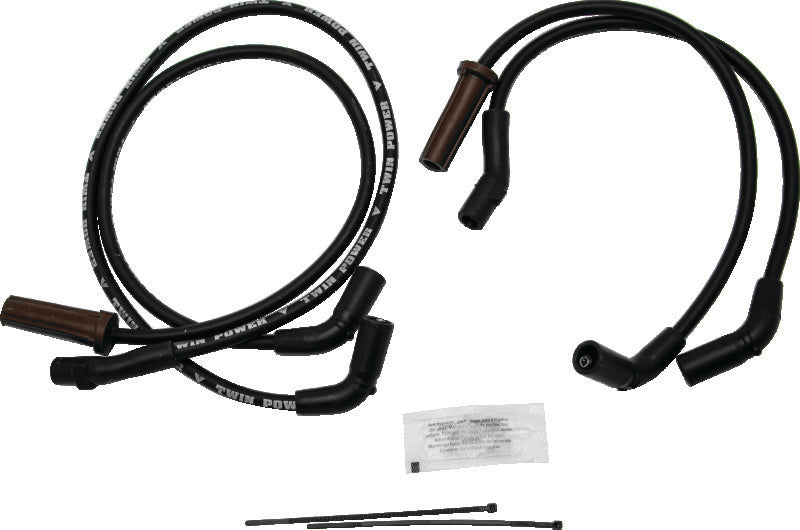 Twin Power 17-Up M8 Touring Models Black Ignition Wire Set TwinPower Spark Plug Wire Sets  AXOPROS