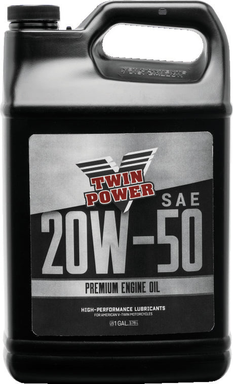 Twin Power 20W50 Premium Oil Gallon TwinPower Motor Oils  AXOPROS