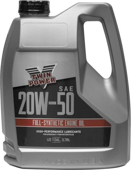 Twin Power 20W50 Synthetic Oil Gallon TwinPower Motor Oils  AXOPROS