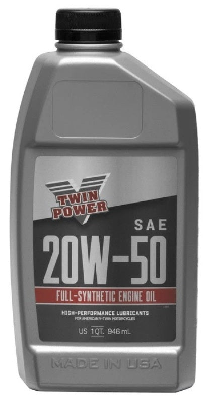 Twin Power 20W50 Synthetic Oil Quart TwinPower Motor Oils  AXOPROS