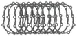 Twin Power 37-86 Big Twin 4 Speed Transmission Side Cover Gasket Replaces H-D 33295-36 5 Pk TwinPower Gasket Kits  AXOPROS