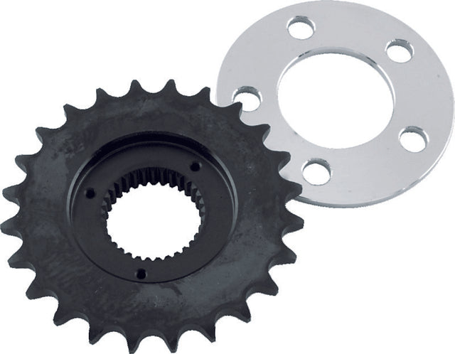 Twin Power 5 Speed Big Twin 24T Offset Sprocket Kit .282 Offset W/.197 Rear Sprocket Spacer TwinPower Sprockets  AXOPROS