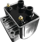 Twin Power 65-79 Big Twin and XL Ignition Coil Chrome Replaces H-D 31609-65A 5 Ohm TwinPower Stock Replacement Ignition  AXOPROS
