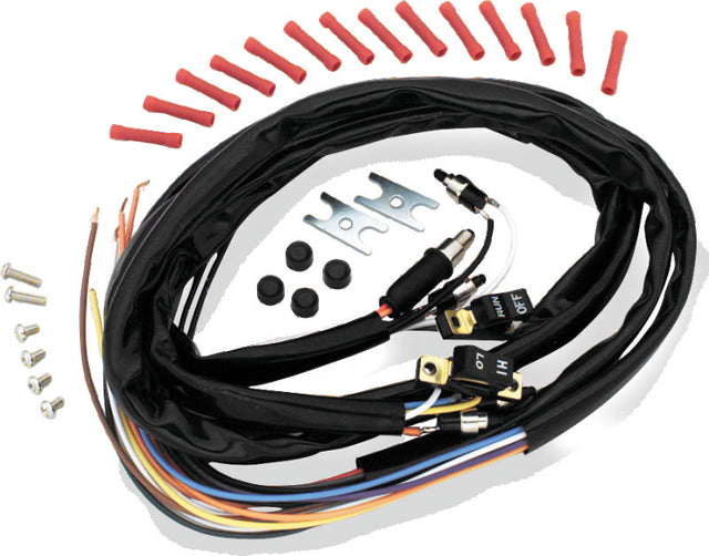 Twin Power 73-81 Big Twin and XL Black Handlebar Bar Switches With Wires TwinPower Switch Panels  AXOPROS