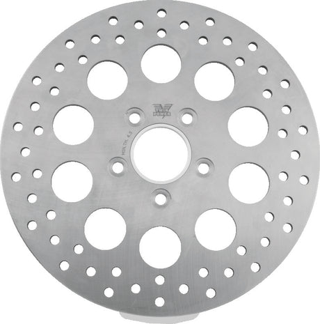 Twin Power 84-17 Big Twin Exc 08-17 FLH FLT Rear 11.5 Solid Rotor Holes TwinPower Brake Rotors - OE  AXOPROS