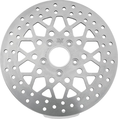 Twin Power 84-17 Big Twin Exc 11.8 and Lug Mount 84-13 XL Front 11.5 Solid Rotor Mesh TwinPower Brake Rotors - OE  AXOPROS