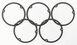 Twin Power 84-99 Big Twin Exc 99 Softail and Dyna models Derby Cover Gasket 5 Pk TwinPower Gasket Kits  AXOPROS