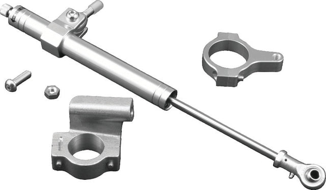 Twin Power 88-03 XL Satin Steering Damper Kit TwinPower Steering Dampers  AXOPROS