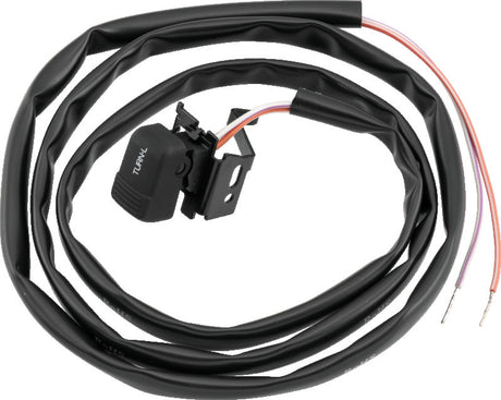 Twin Power 96-13 Big Twin XL V-Rod Black Left Turn Signal Switch Replaces H-D 71598-96 71685-06A TwinPower Switch Panels  AXOPROS
