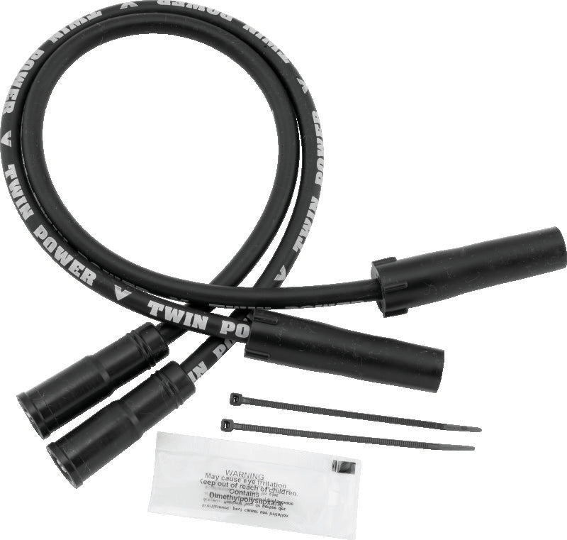 Twin Power 99-08 FLH FLT With EFI 04-06 XL Black Ignition Wire Set TwinPower Spark Plug Wire Sets  AXOPROS