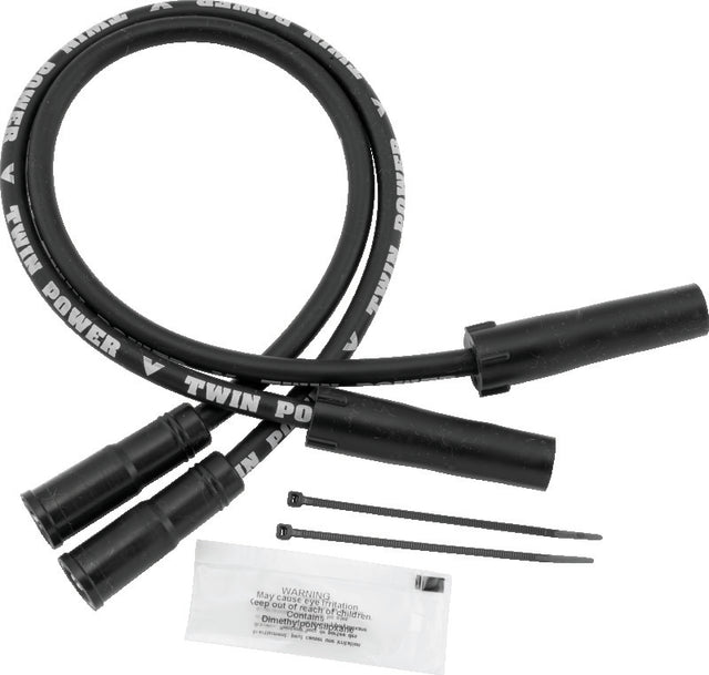 Twin Power 99-08 FLH FLT With EFI 04-06 XL Black Ignition Wire Set TwinPower Spark Plug Wire Sets  AXOPROS