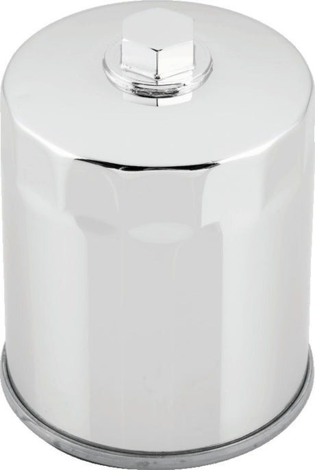 Twin Power Evo Chrome Oil Filter With Nut Replaces H-D 63796-77A 63805-80A 63806-83 TwinPower Oil Filters  AXOPROS