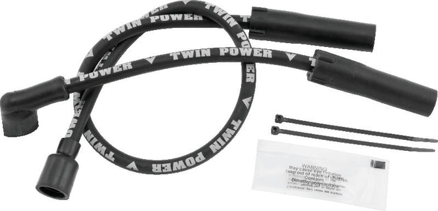 Twin Power Ignition 86-03 XL Except XL 1200S Wire Set Black TwinPower Spark Plug Wire Sets  AXOPROS