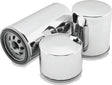 Twin Power Twin Cam and M8 Chrome Magnetic Oil Filter Replaces H-D 63798-99 with Backflow Valve TwinPower Oil Filters  AXOPROS