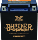 Twin Power YTX-14L Shocker Gel Battery Replaces H-D 65958-04 220 CCA TwinPower Batteries  AXOPROS
