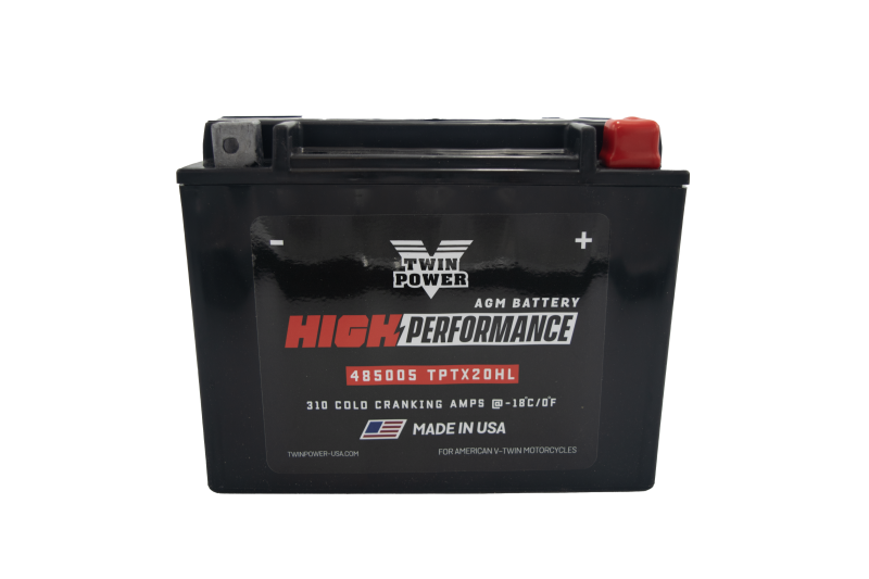 Twin Power YTX-20HL High Performance Battery Replaces H-D 65989-97A Made in USA 310 CCA TwinPower Batteries  AXOPROS