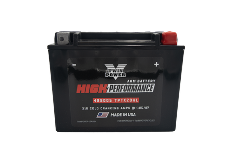 Twin Power YTX-20HL High Performance Battery Replaces H-D 65989-97A Made in USA 310 CCA TwinPower Batteries  AXOPROS