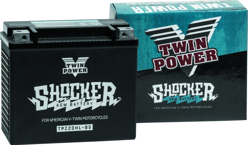 Twin Power YTX-20HL Shocker Battery Replaces H-D 65989-97A 310 CCA TwinPower Batteries  AXOPROS