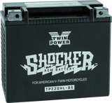 Twin Power YTX-20HL Shocker Battery Replaces H-D 65989-97A 310 CCA TwinPower Batteries  AXOPROS