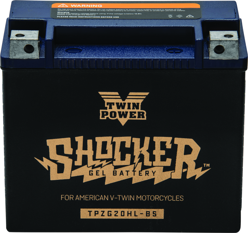 Twin Power YTX-20HL Shocker Gel Battery Replaces H-D 65989-97A 310 CCA TwinPower Batteries  AXOPROS