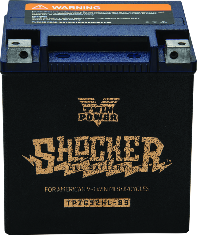 Twin Power YTX-32HL Shocker Gel Battery Replaces H-D 66010-97A 445CCA TwinPower Batteries  AXOPROS