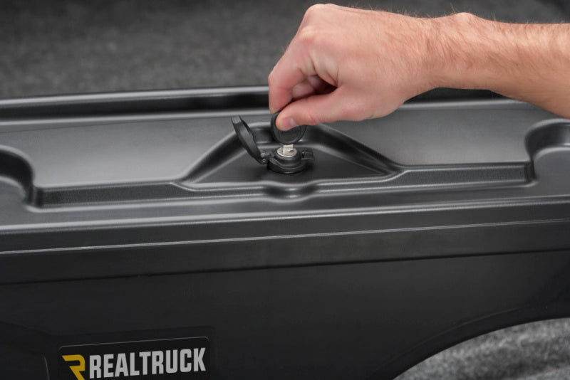 UnderCover 05-20 Toyota Tacoma Drivers Side Swing Case - Black Smooth Undercover Truck Boxes & Storage  AXOPROS
