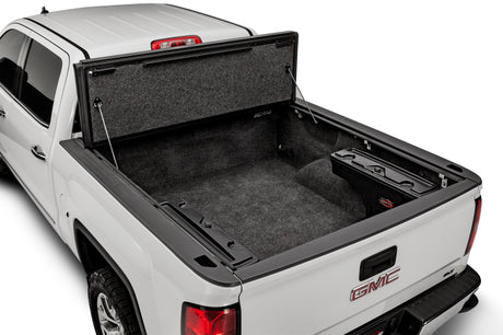 UnderCover 19-20 Chevy Silverado 1500 5.8ft Ultra Flex Bed Cover - Matte Black Finish Undercover Bed Covers - Folding  AXOPROS