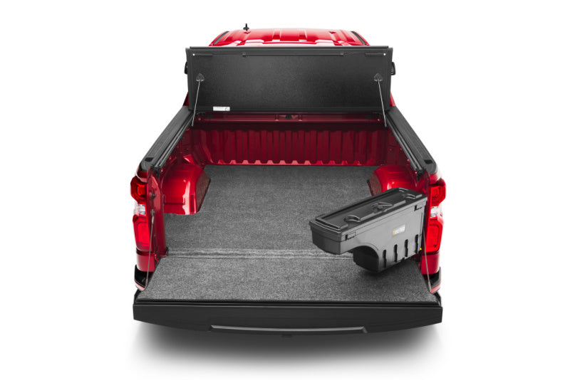 UnderCover 19-20 Chevy Silverado 1500 Passengers Side Swing Case - Black Smooth Undercover Truck Boxes & Storage  AXOPROS