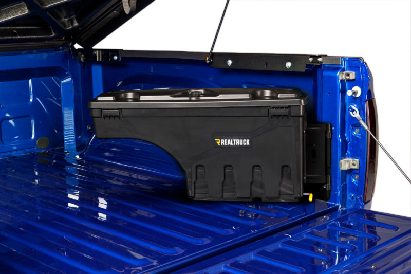 UnderCover 99-16 Ford F-250/F-350 Passengers Side Swing Case - Black Smooth Undercover Truck Boxes & Storage  AXOPROS