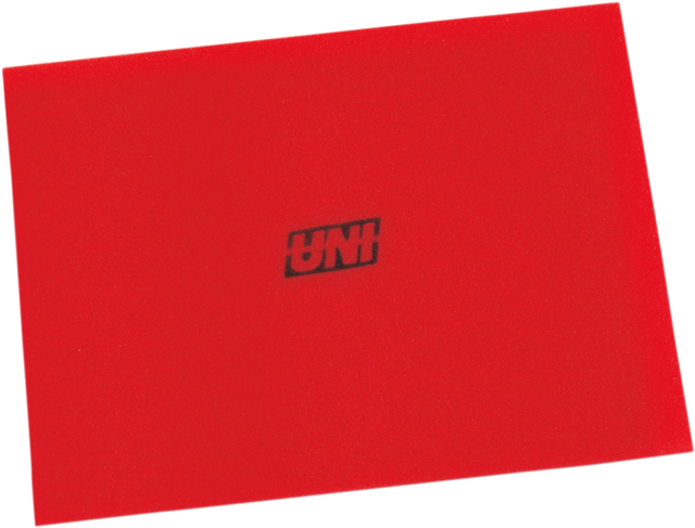 Uni FIlter Red 12in x 16in x 3/8in 40 PPI Foam Sheets Uni Filter Air Intake Components  AXOPROS
