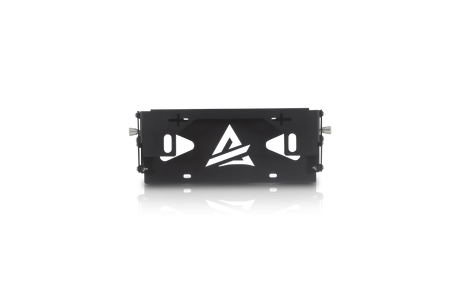 Universal Terra Series Flip-Up Roller Fairlead License Plate Bracket Attica 4x4 Bumper  AXOPROS