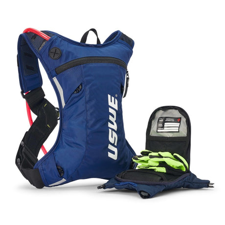 USWE Moto Hydro Hydration Pack 3L - Factory Blue USWE Bags - Hydration Packs  AXOPROS