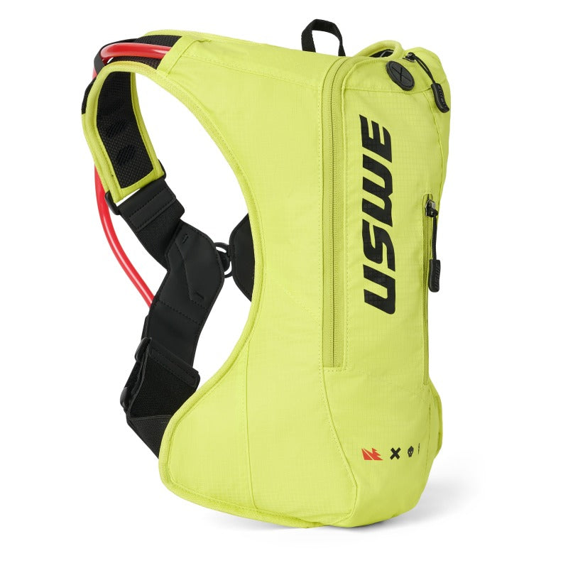 USWE Outlander Moto Hydration Pack 4L - Crazy Yellow USWE Bags - Hydration Packs  AXOPROS