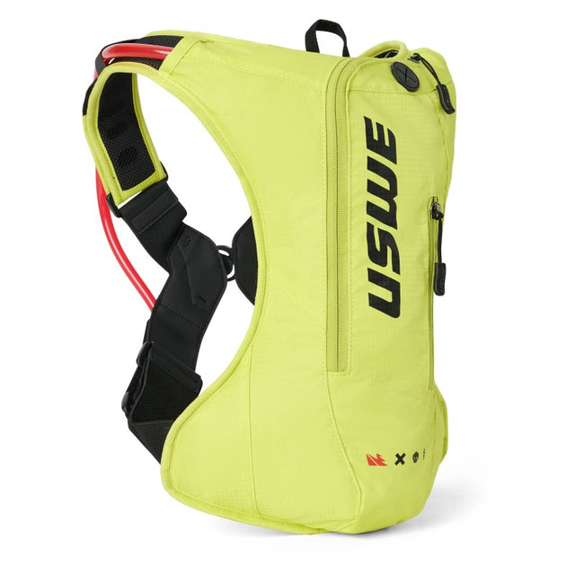 USWE Outlander Moto Hydration Pack 4L - Crazy Yellow USWE Bags - Hydration Packs  AXOPROS