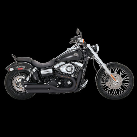 Vance & Hines Harley Davidson 08-17 Dyna / Fatbob/ Wide Glide Twin Slash 3in Slip-On Exhaust Vance and Hines Motorcycle Slip-On  AXOPROS
