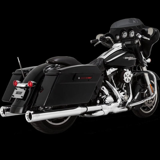 Vance & Hines HD Dresser 95-16 Eliminator 400 S Slip-On Exhaust Vance and Hines Motorcycle Slip-On  AXOPROS