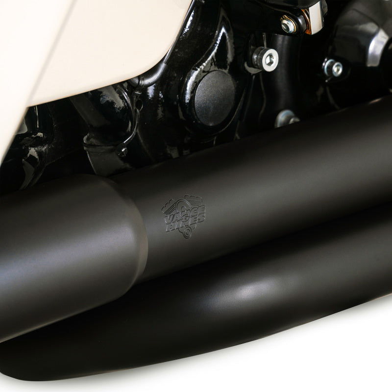 Vance & Hines HD Dresser Duals 17-22 HDr/Heatshield Black PCX Header Exhaust Vance and Hines Motorcycle Headers  AXOPROS