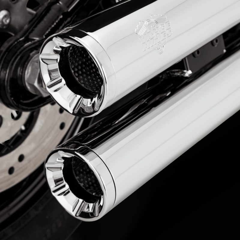 Vance & Hines HD Softail 18-22 Eliminator S/OS Chrome Slip-On Exhaust Vance and Hines Motorcycle Slip-On  AXOPROS
