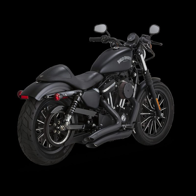 Vance & Hines HD Sportster 14-22 Big Radius 2-2 Black PCX Full System Exhaust Vance and Hines Powersports Exhausts  AXOPROS