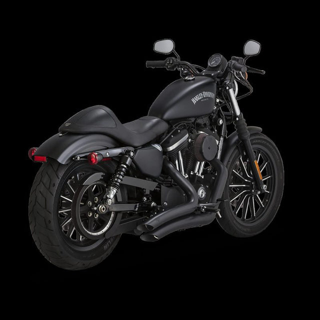 Vance & Hines HD Sportster 14-22 Big Radius 2-2 Black PCX Full System Exhaust Vance and Hines Powersports Exhausts  AXOPROS