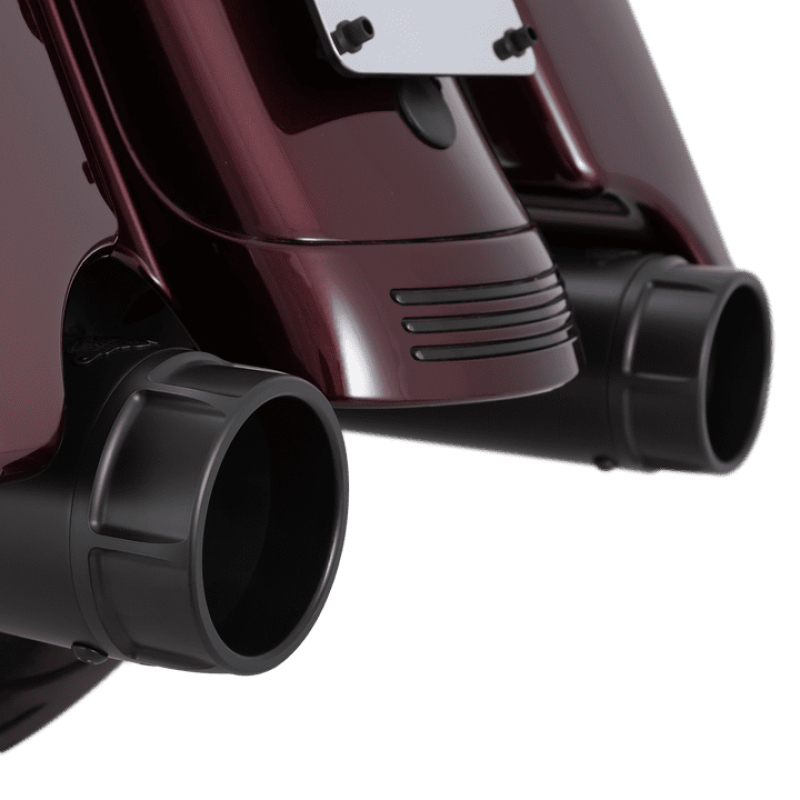 Vance & Hines HD Touring 17-22 Torquer 450 Black Slip-On Exhaust Vance and Hines Motorcycle Slip-On  AXOPROS